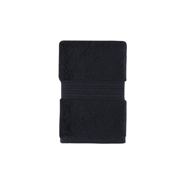 Asciugamano in cotone blu scuro 50x30 cm Chicago - Foutastic-image-4