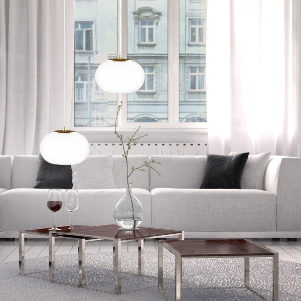 Svítídlo Dosei Elementary, opal matte/red/white-image-4