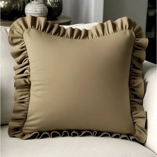Federa decorativa in misto cotone 40x40 cm Ruffled – Mila Home