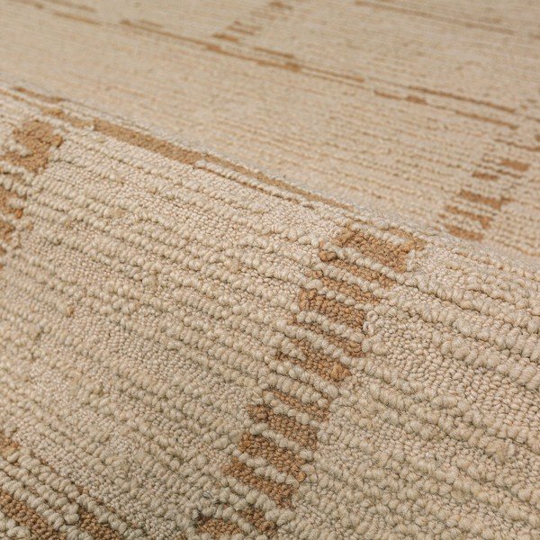 Tappeto di colore naturale in lana tessuto a mano 140x200 cm Harris Modula Wool – Flair Rugs-image-3