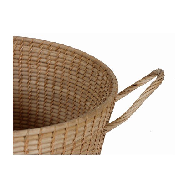 Cestino in rattan con coperchio Ratta - WOOX LIVING-image-1