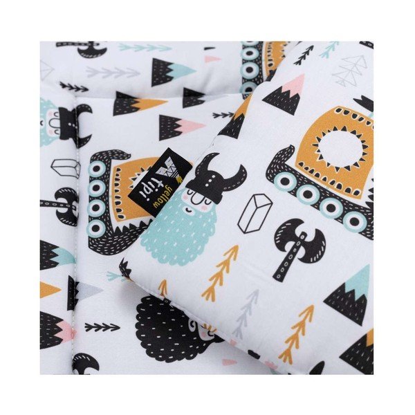 Set per culla bianco Sweet Dreams - Yellow Tipi-image-2