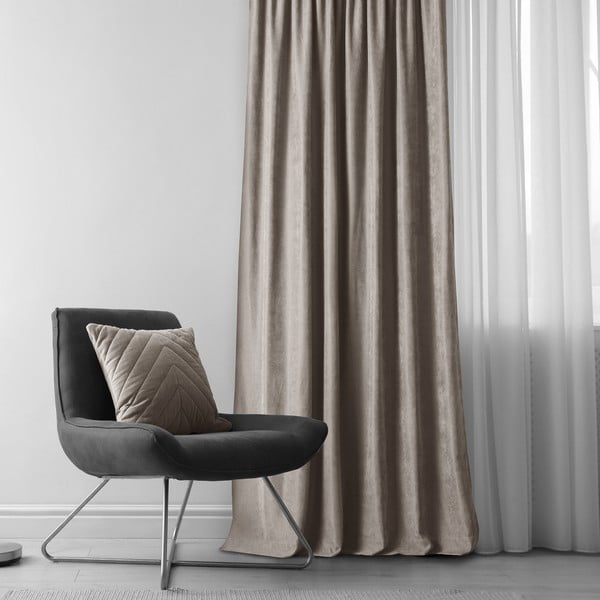 Tenda marrone chiaro 140x225 cm Milana - Homede-image-1