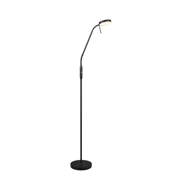 Lampada da terra nera (altezza totale 160 cm) Moreno – Reality-image-2