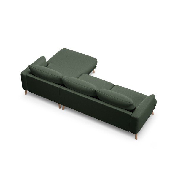 Divano angolare verde (con penisola a destra/con chaise lounge) Naomi – Micadoni -image-3