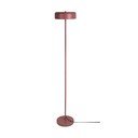 Lampada da terra burgundy con paralume in metallo (altezza totale 140 cm) Riqueza Palo – Leitmotiv