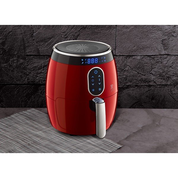 Friggitrice ad aria rossa Burgundy Metallic Line - BerlingerHaus-image-1