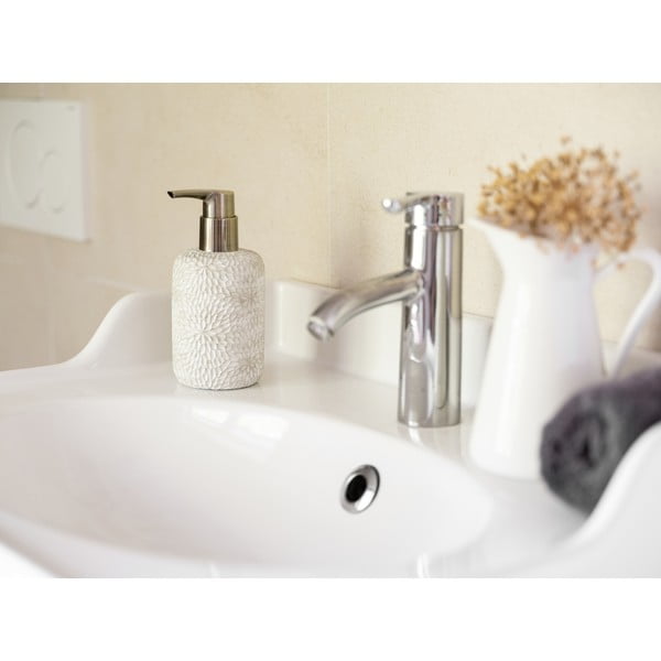 Dispenser per sapone bianco in poliresina 300 ml Montalfano – Wenko-image-2