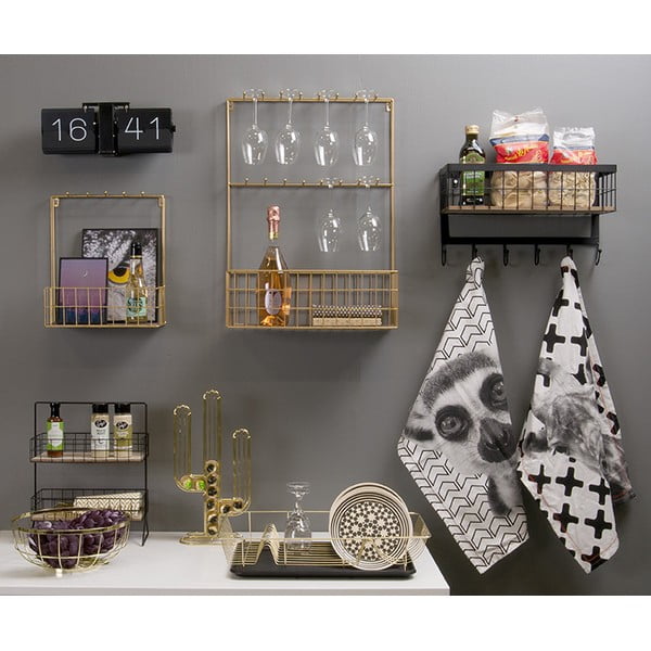 Scolapiatti dorato Linea - PT LIVING-image-1