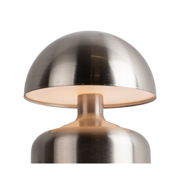 Lampada da tavolo a LED grigia (altezza 15 cm) Impetu - Leitmotiv-image-2