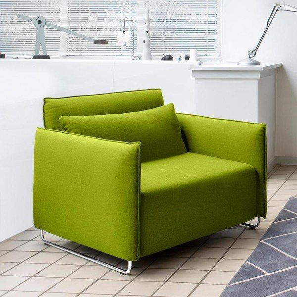 Poltrona pieghevole verde lime Cord - Softline-image-1