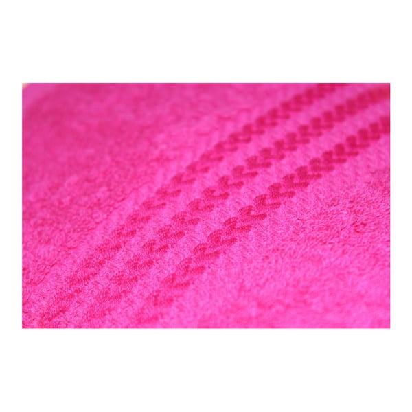 Set di 4 asciugamani in cotone rosa, 50 x 90 cm - Foutastic-image-2