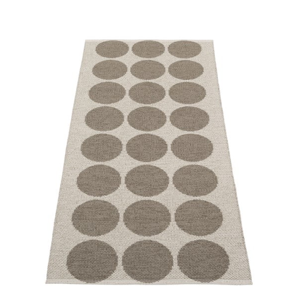 Passatoia da interno/esterno marrone/beige 70x160 cm Hugo Walnut Linen – Pappelina-image-2