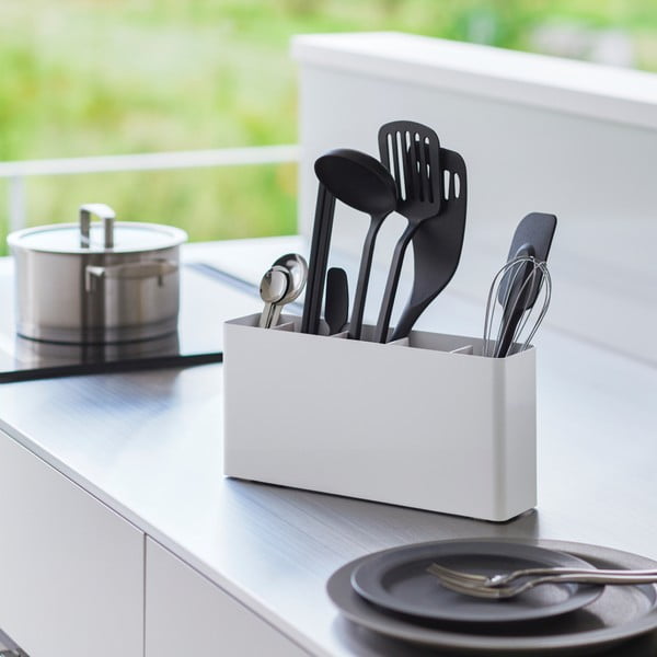 Supporto in metallo per utensili da cucina Tower - YAMAZAKI-image-1