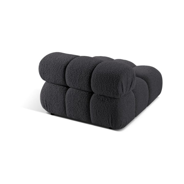 Modulo divano antracite in tessuto bouclé (parte centrale) Bellis - Micadoni Home-image-4