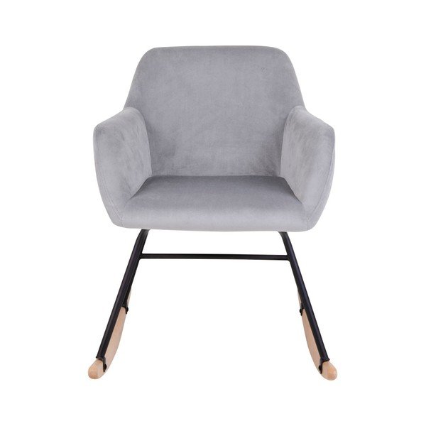 Sedia a dondolo grigio chiaro York - House Nordic-image-4