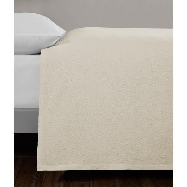 Copriletto in cotone crema per letto matrimoniale 200x230 cm Serenity - Mijolnir-image-3