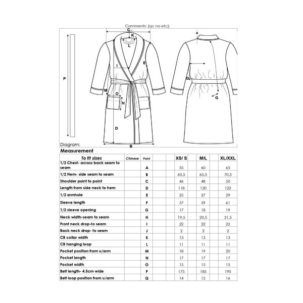 Accappatoio beige in micropile XL/XXL Polyvelvet – Good Morning-image-2