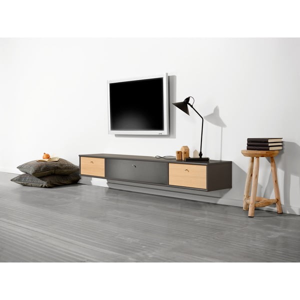Tavolo TV grigio antracite 035 Mistral - Hammel Furniture-image-1