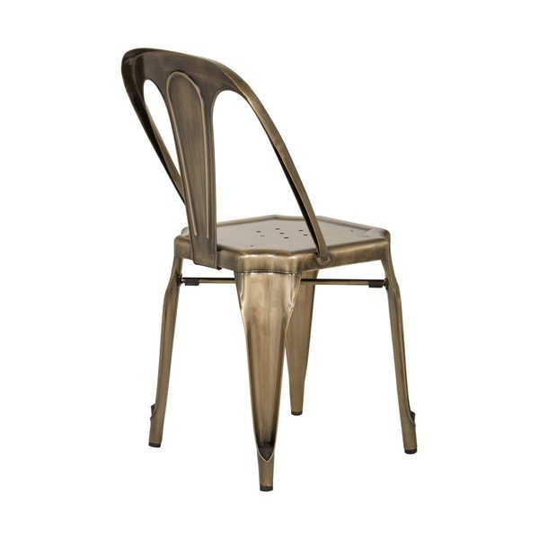 Sedia da pranzo color ottone in metallo Grange – Premier Housewares-image-4