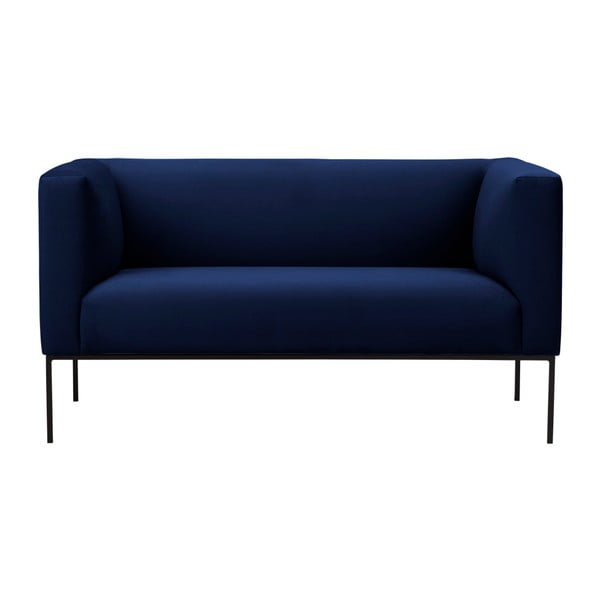 Divano in velluto blu scuro , 145 cm Neptune - Windsor & Co Sofas