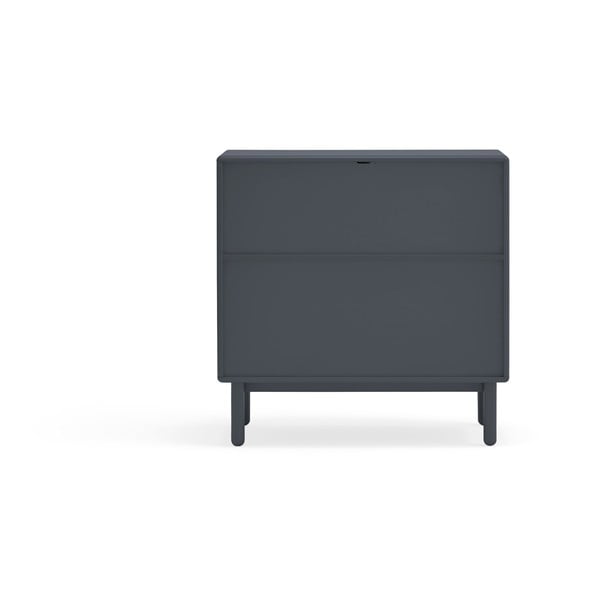 Cassettiera bassa grigio scuro 90x90 cm Corvo - Teulat-image-3