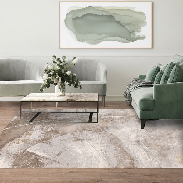 Tappeto beige 200x290 cm Stellar Beige Natural – Asiatic Carpets-image-1