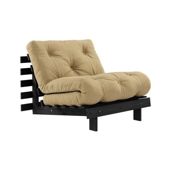 Sedia in colore senape Roots Black Night - Karup Design