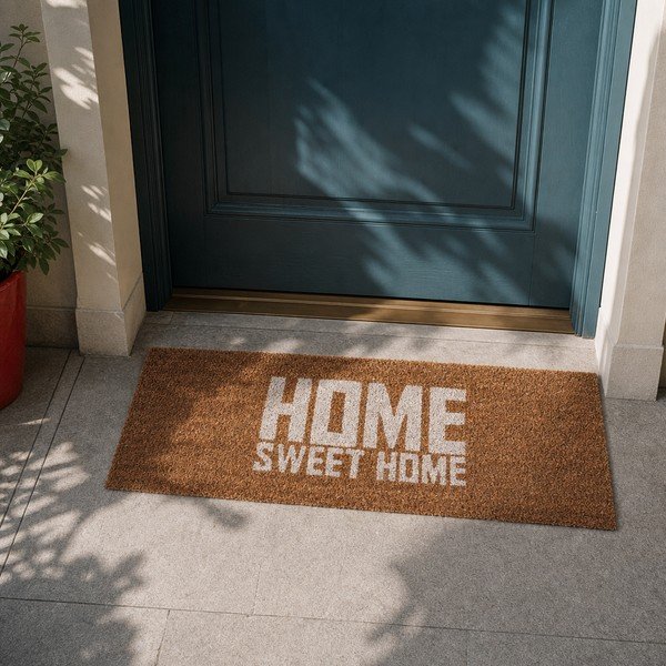 Zerbino con scritta bianca Home Sweet Coir, 75 x 26 cm Home Sweet Home - PT LIVING-image-1