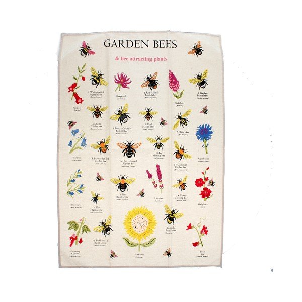 Strofinaccio in cotone 50x70 cm Garden Bees – Rex London