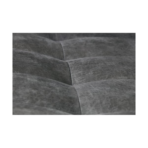 Divano nero con rivestimento in finta pelle 277 cm Rodeo – WOOOD-image-3