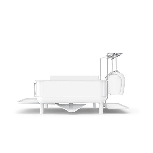 Vassoio di raccolta in acciaio bianco - simplehuman-image-4