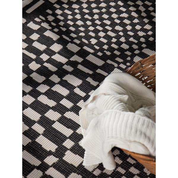 Tappeto da interno/esterno nero/color crema 160x230 cm Haringey Barkham – Ted Baker-image-3