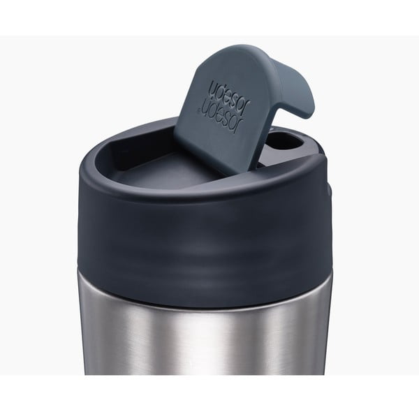 Tazza da viaggio in blu scuro-argento 450 ml Sipp - Joseph Joseph-image-4