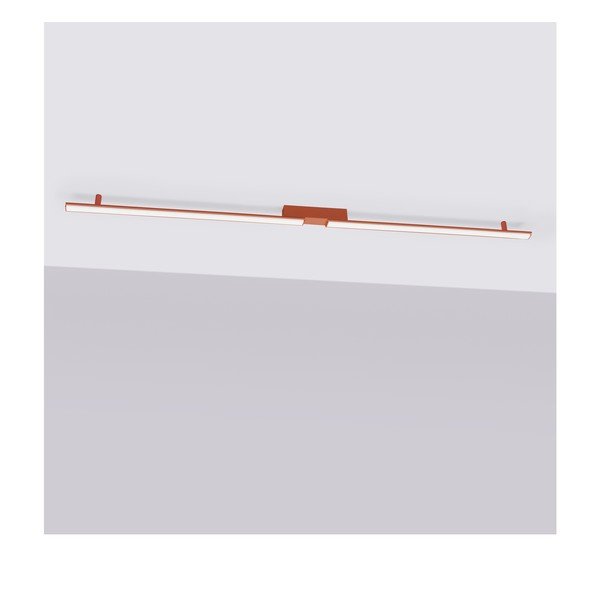 Plafoniera LED color mattone in alluminio 4x181 cm LAGOM – Thoro-image-4