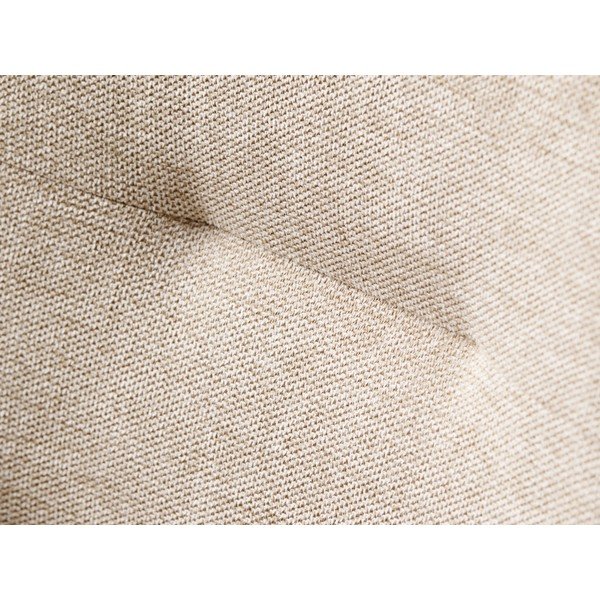 Sedia da pranzo color crema in imbottito con braccioli Roxana – Unique Furniture-image-1