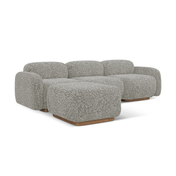 Divano angolare componibile grigio (con composizione variabile) Ailani – Makamii-image-3