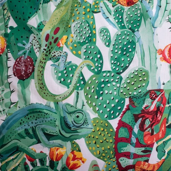 Biancheria da letto per bambini con effetto fosforescente verde in cotone per letto singolo 140x200 cm Chameleon – Jerry Fabrics-image-4