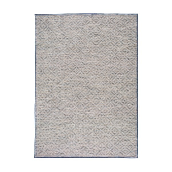 Tappeto blu Kiara adatto all'uso esterno, 170 x 120 cm - Universal