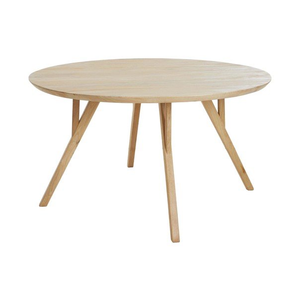 Tavolo da pranzo rotondo in mango massiccio ø 120 cm Quenza – Light & Living
