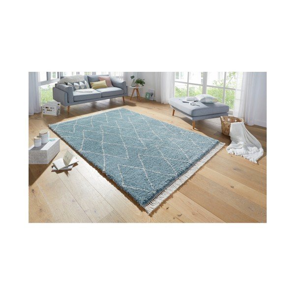 Tappeto blu Galluya, 160 x 230 cm - Mint Rugs-image-1