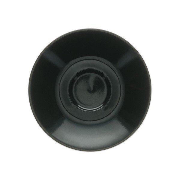 Piattino nero in porcellana ø 12,5 cm Barista – BonBistro