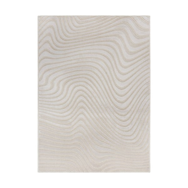 Tappeto in lana beige 160x230 cm Patna Channel - Flair Rugs