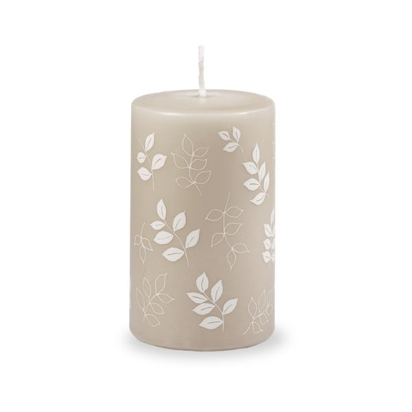 Candela grigia e beige, tempo di combustione 40 h Pure Beauty - Unipar