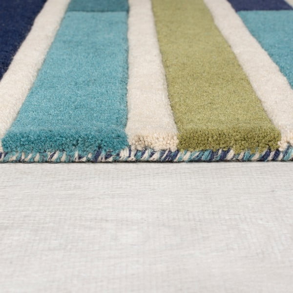 Tappeto in lana verde 160x230 cm Piano - Flair Rugs-image-4