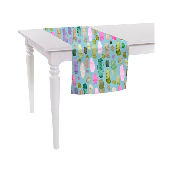 Runner da tavola blu Butterflies Trail, 140 x 40 cm Honey - Mike & Co. NEW YORK