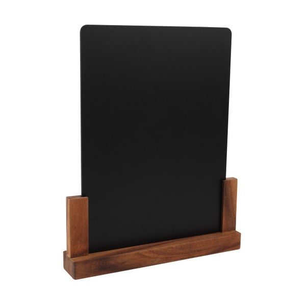 Tavolo con supporto in legno di acacia Rustico, altezza 32 cm - T&G Woodware