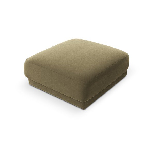 Sgabello in velluto verde Miley - Micadoni Home-image-4