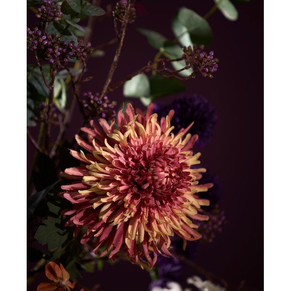 Fiore artificiale (altezza totale 91 cm) Chrysantheme – Light & Living-image-1
