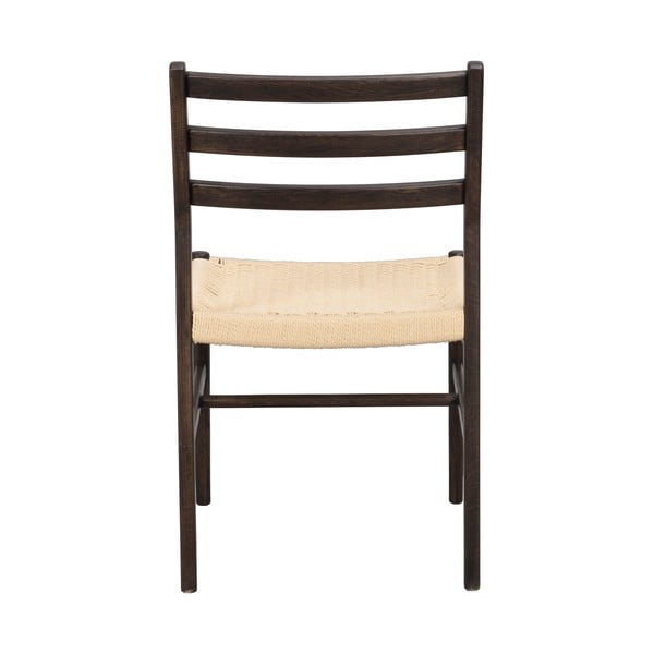 Sedie da pranzo in marrone scuro-naturale in set di 2 pezzi Harlan - Rowico-image-3